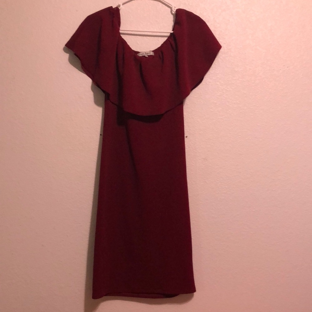 Maroon Dress